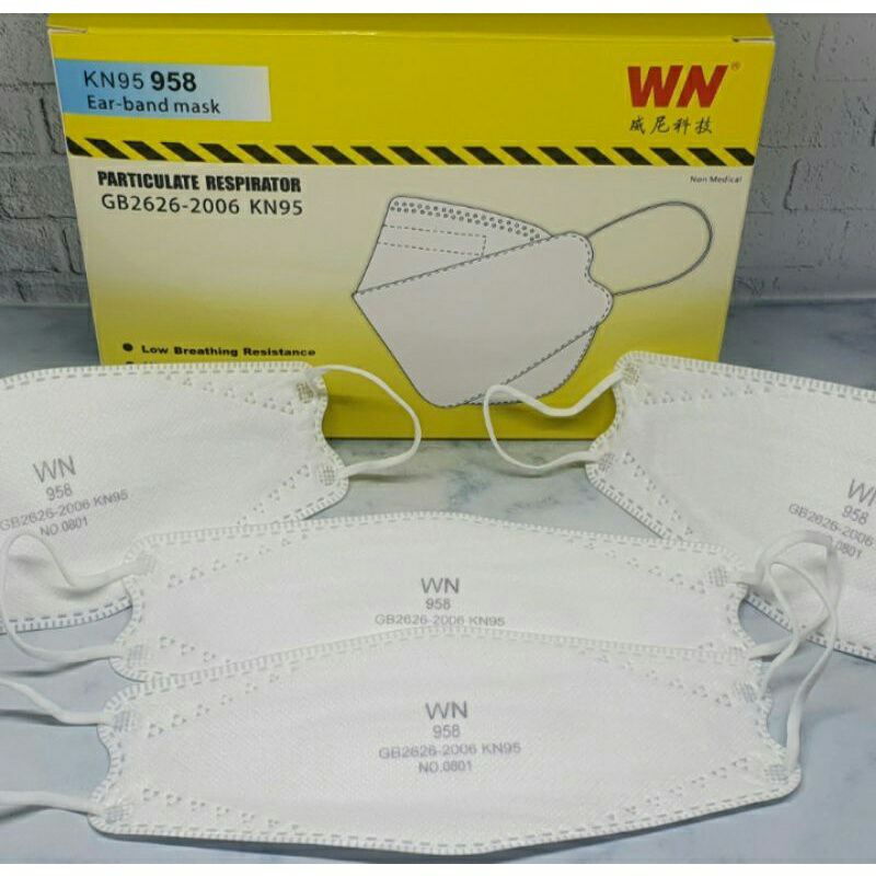 Masker KF 94 WN 958 Ear mask warna putih