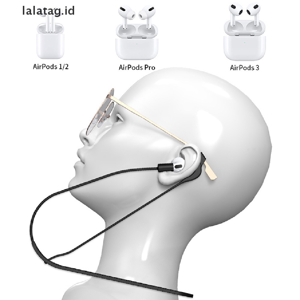 (Flyag) Strap Silikon Anti Hilang Untuk Kacamata / Earphone