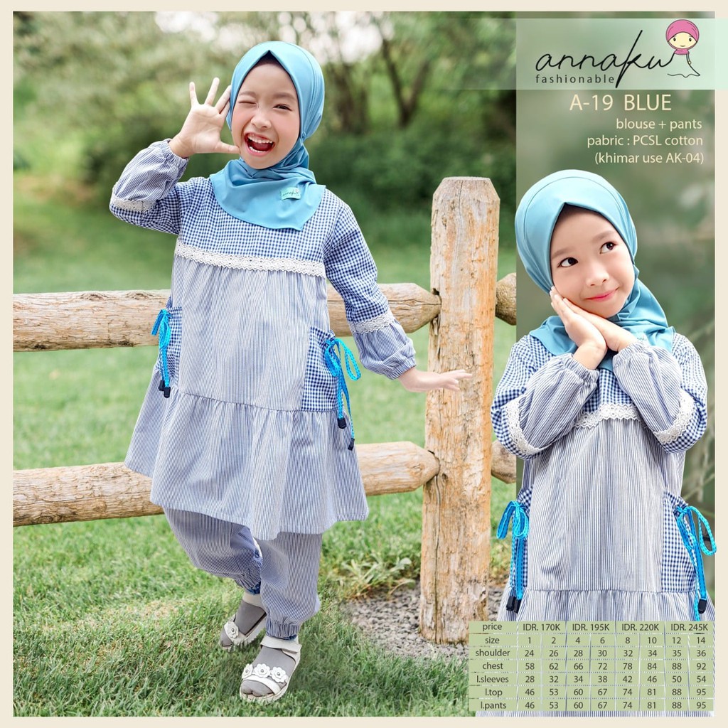 GAMIS ANAK ENDOMODA A19