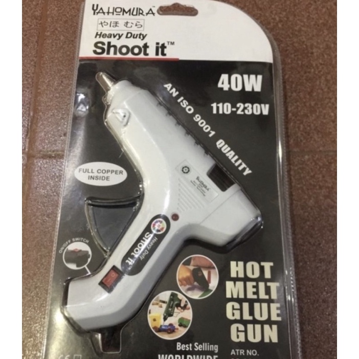 Hot glue gun 40W hot melt gun alat untuk lem tembak lem bakar besar Gun lem tembak besar 40watt Hot glue gun besar