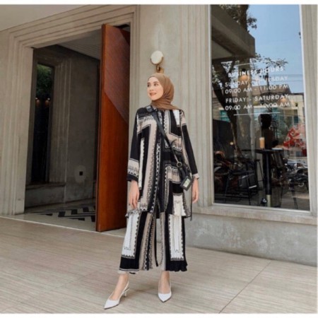 Set moca ORI BKK | IMPORT, Setelan Plisket Bangkok