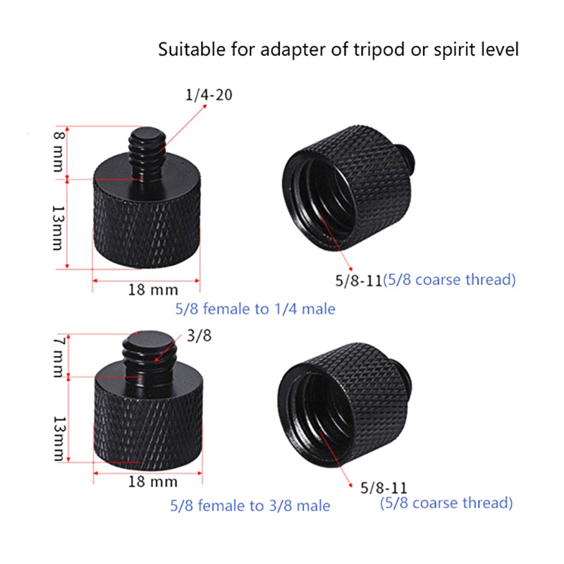 Adaptor Sekrup Btsg5Per8 Female To1 /4 3 /8 Male Untuk Adaptor Waterpas Tripod