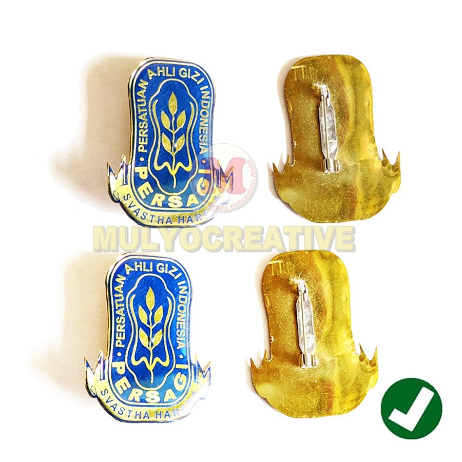Pin Logo Persatuan Ahli Gizi Pin Persagi Ukuran Besar Murah