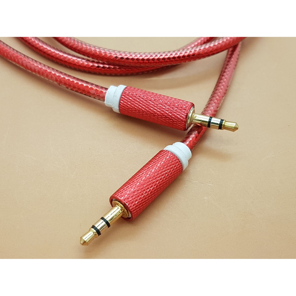 Kabel Jack Stereo-Stereo 3,5 Inch Silicon ( 1 Meter )