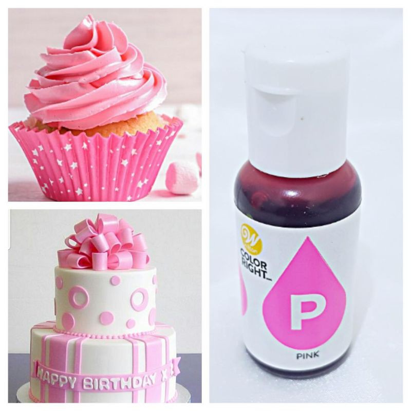 Jual 19 ml pewarna wilton pink pewarna makanan wilton bright color