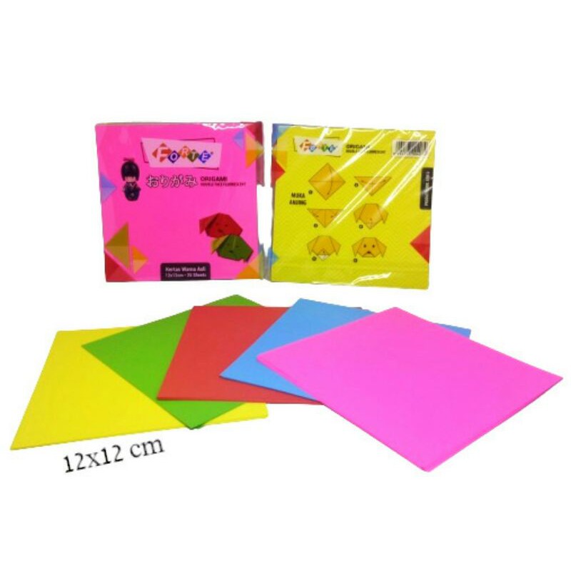 

origami kertas lipat warna