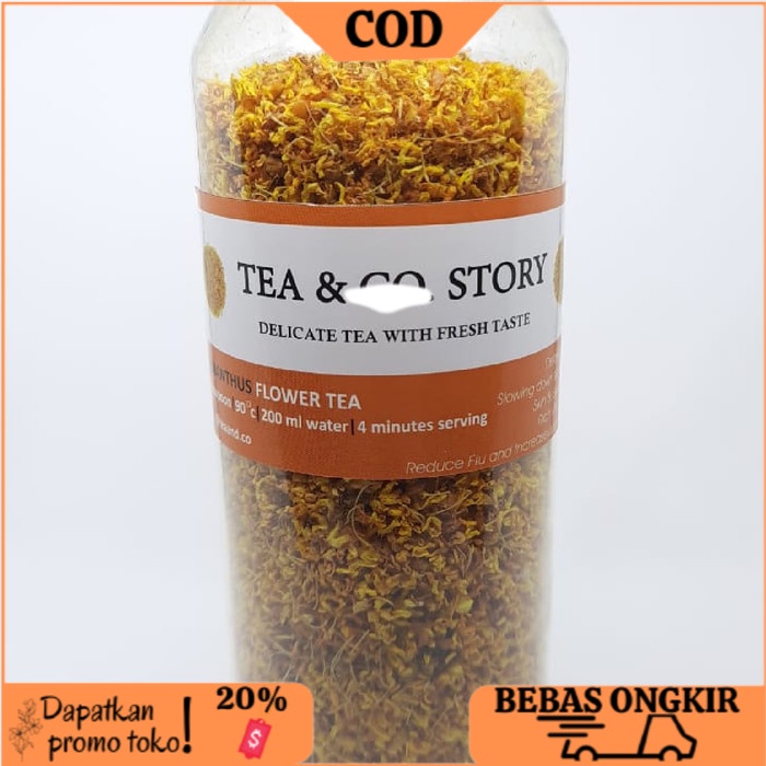 

(COD) Teh Bunga Osmanthus Organik Flower Tea Sweet Osmanthus Organic kering