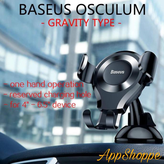 baseus osculum gravity universal car mount