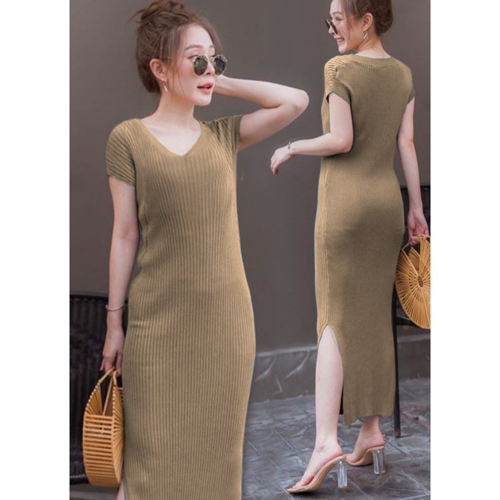 DRESS LEXY RAJUT dress wanita polos dress wanita rajut dress cantik dress simple midi dress wanita/DRES RAJUT WANITA CASUAL / RAJUT DRESS PRES BODY/ DRES PREMIUM/DRESS SLIT