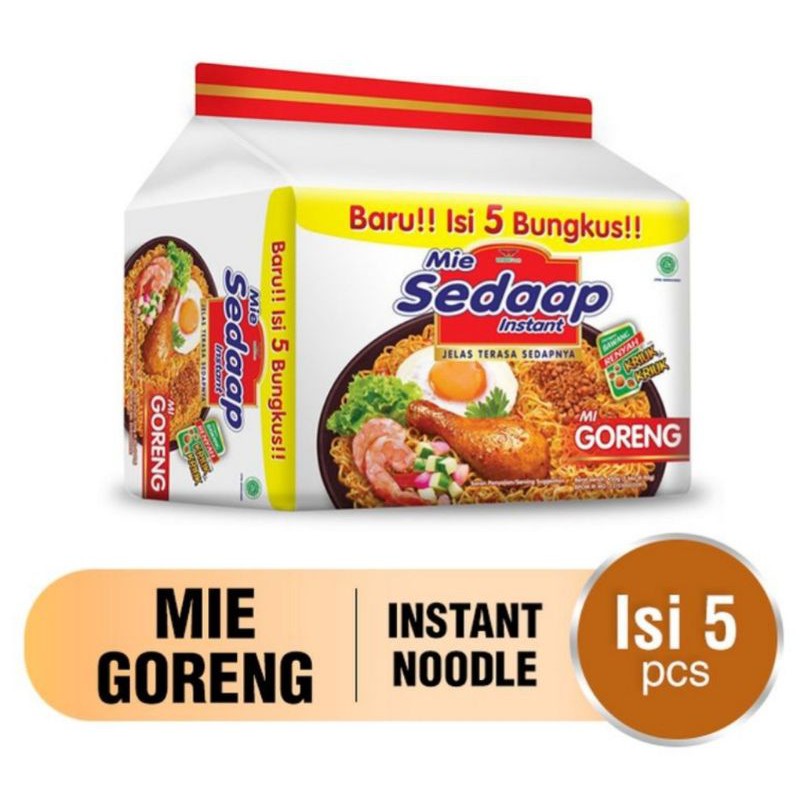 

Mie Sedaap goreng bag isi 5 pcs