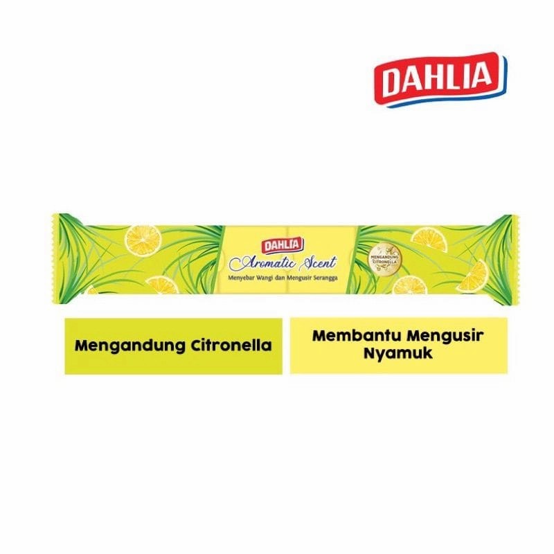 Kamper Dahlia Aromatic Scent Citronella minyak Sereh Mengusir Nyamuk