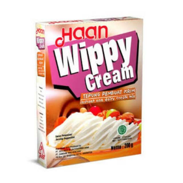 

whip cream bubuk Haan Wippy Cream 200 gram