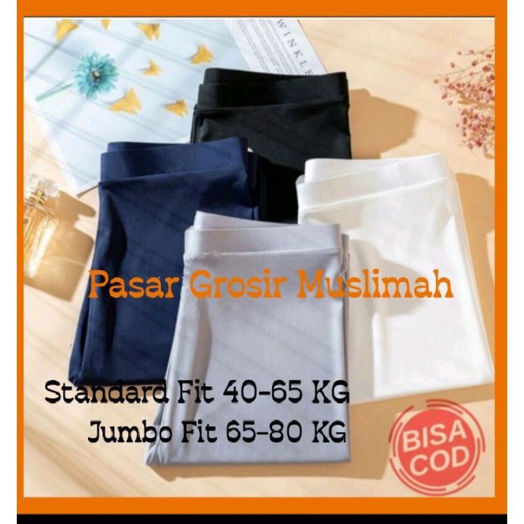 Legging Panjang Spandek Premium High Standar &amp; Jumbo Bb 45-90Kg