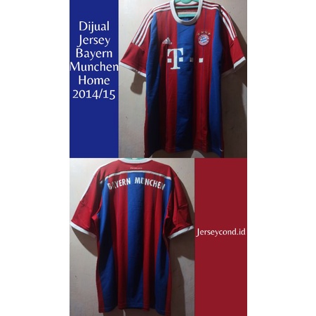 JERSEY (SECOND) ADIDAS BAYERN MUNCHEN HOME 2014/15 CLIMACOOL
