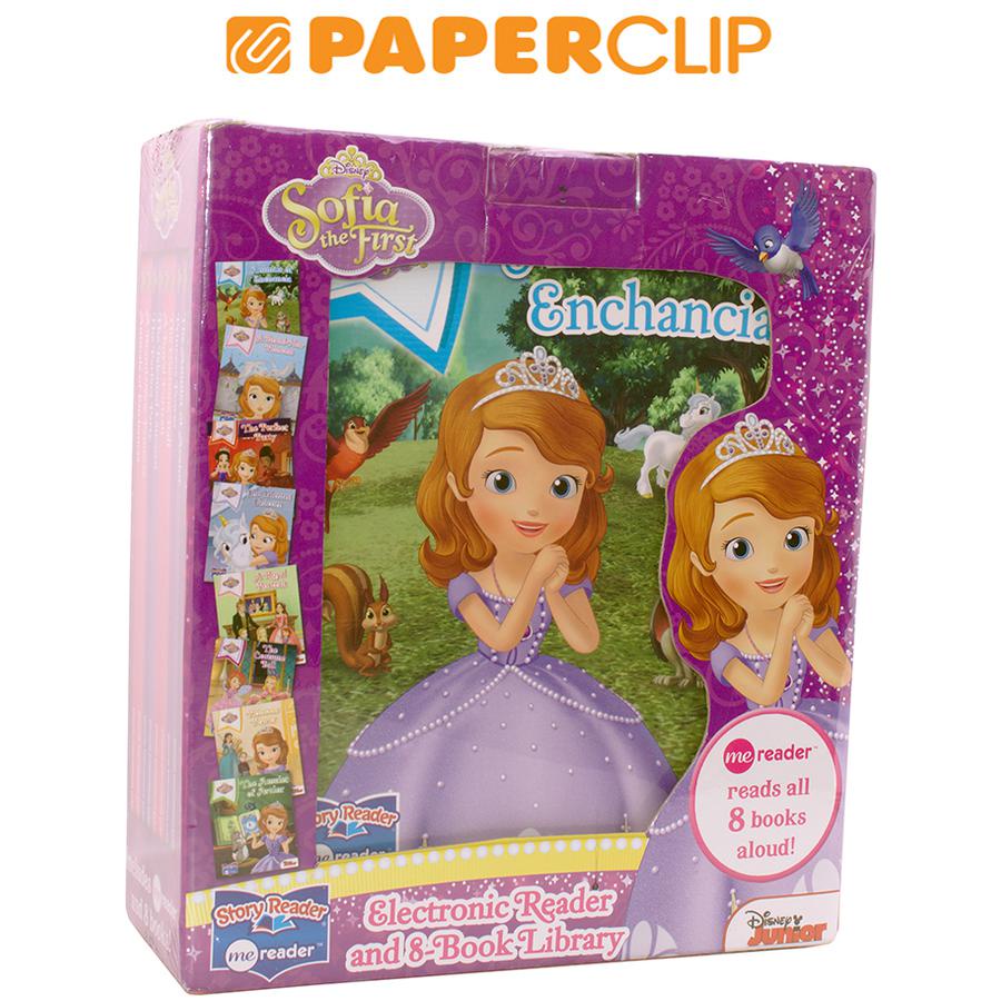 SOFIA THE FIRST ELECTRONIC READER AND 8-BOOK LIBRARY