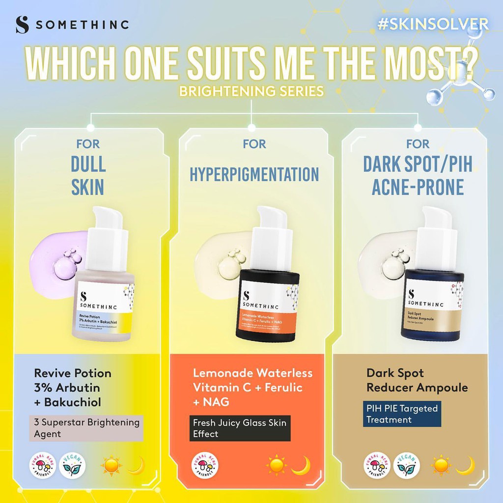 [BPOM] SOMETHINC SKINSOLVER Revive Vita Propolis Dark Spot Retinol BHA Salicylic Hylapore Astaxanthin Serum