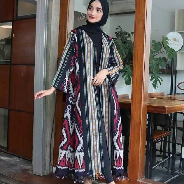 OUTER TENUN PANJANG WANITA