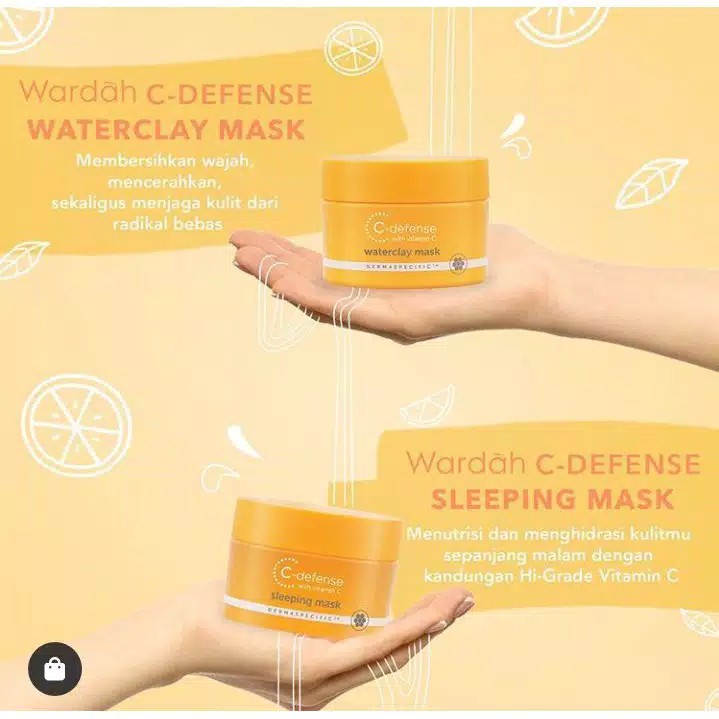 ❣️Rakkistore99❣️Wardah C Defense Sleeping Mask 30g (100% Original)