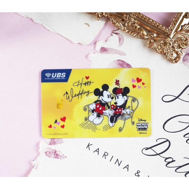 ubs 0.1g/ubs 0.1g happy wedding/ubs Disney Mickey mouse 0.1g happy wedding/ubs Disney 0.1g
