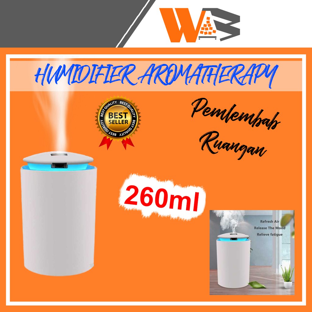 COD Pengharum Ruangan Aromaterapi Kamar Tidur Diffuser Humidifier Difuser Pelembab Ruangan 260ml C06