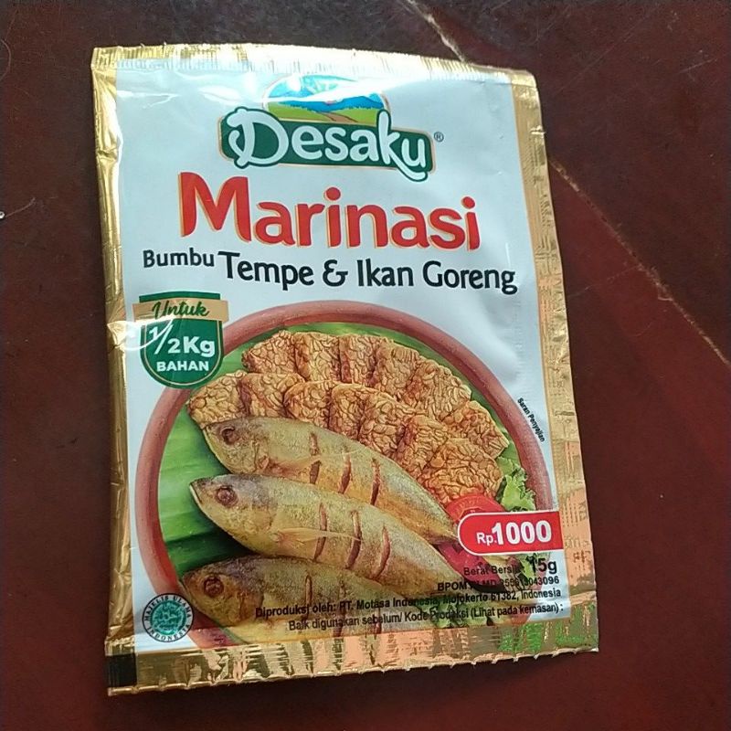 

Desaku Marinasi Bumbu Tempe dan Ikan Goreng 15gram