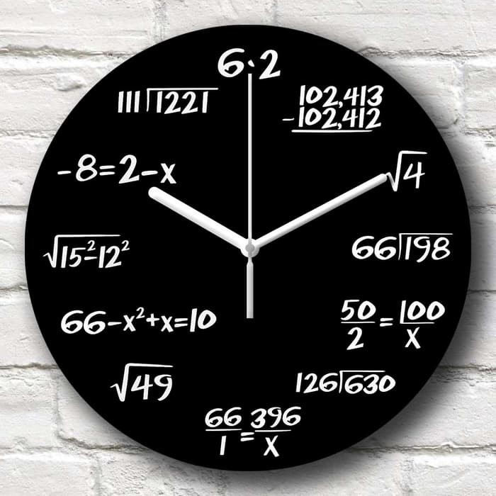 JAM DINDING MATEMATIKA RUMUS
