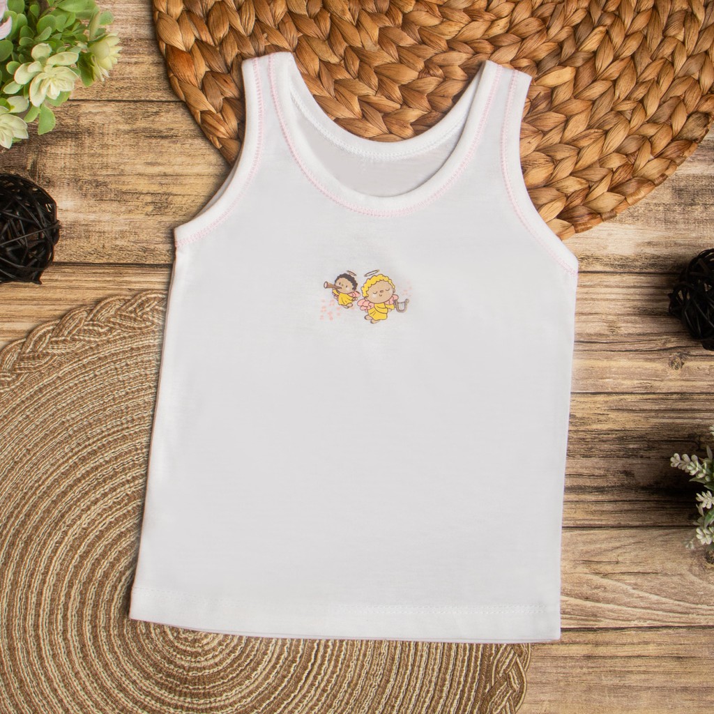 SINGLET ANAK BAYI / KAOS DALAM PEREMPUAN BAYI 1-3 TAHUN LUCKY KATUN-2