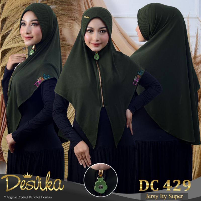 𝗦𝗛𝗘𝗟𝗢𝗩𝗘𝗦𝗛𝗢𝗣𝗣 - DESVIKA HIJAB KHIMAR ZIPPER AYANA 429 PREMIUM ORIGINAL DESVICA JILBAB KERUDUNG PREMIU