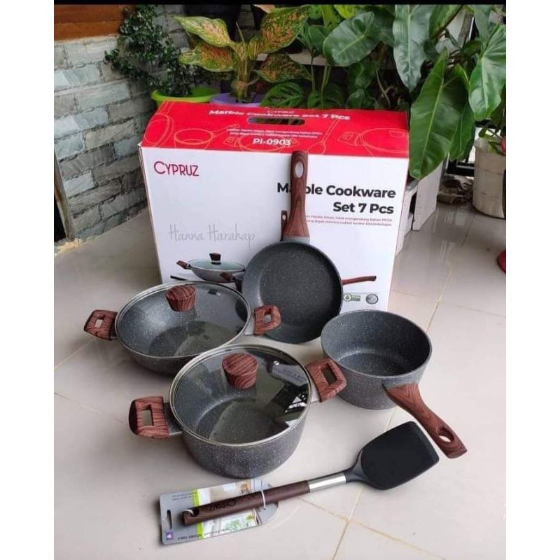 PROMO ‼️ CYPRUZ Panci set Marble