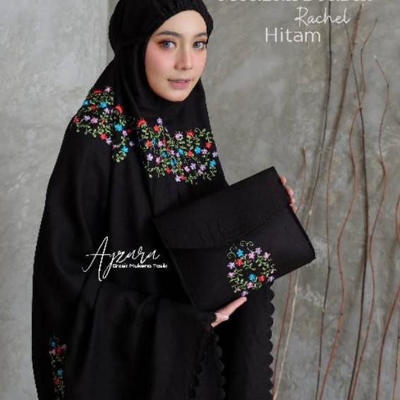 (HARGA GROSIR) MUKENA BORDIR RACHEL || MUKENA KATUN RAYON BORDIR || MUKENA BORDIR CANTIK ...