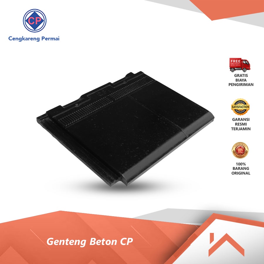 Genteng Beton CP Flat Accent