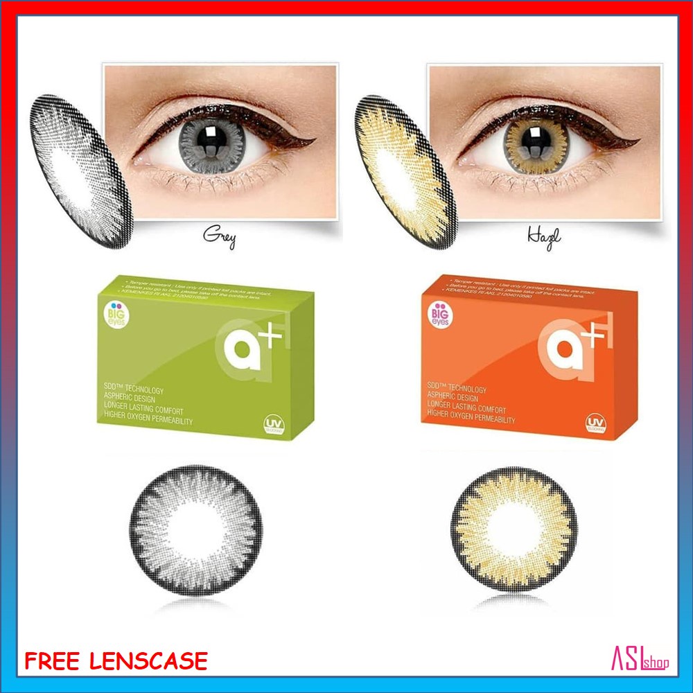 SOFTLENS X2 A+ NEW MINUS (-0.50 s/d -6.00) GREY &amp; HAZEL