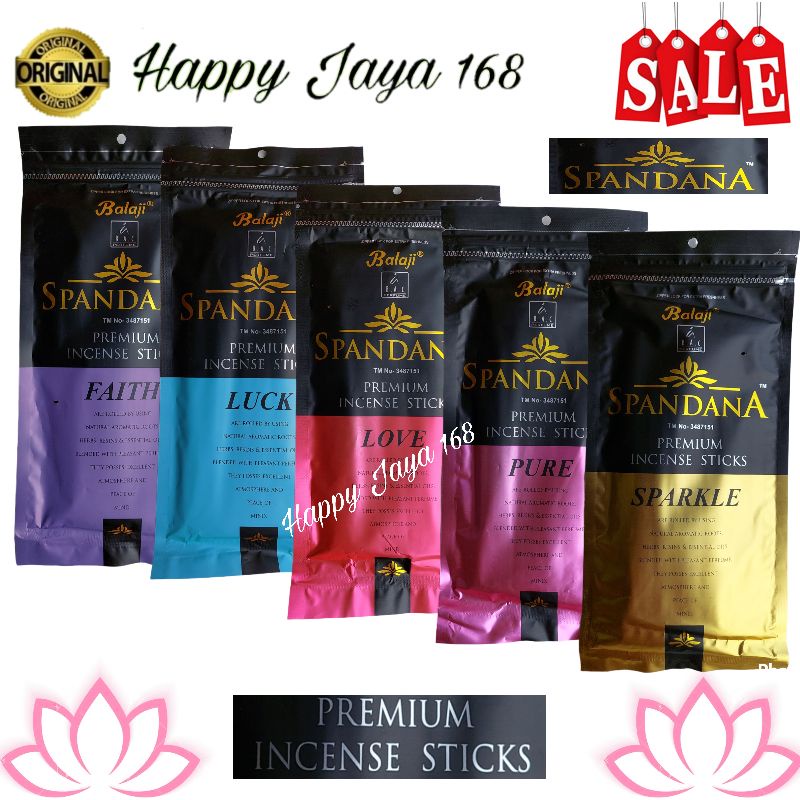Hio Dupa Aromaterapi Stik Balaji Spandana Premium Incense Sticks