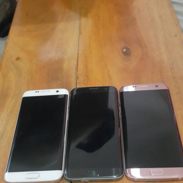 Samsung s7 edge docomo 32gb mulus lengkap minus shadow tipis Ori