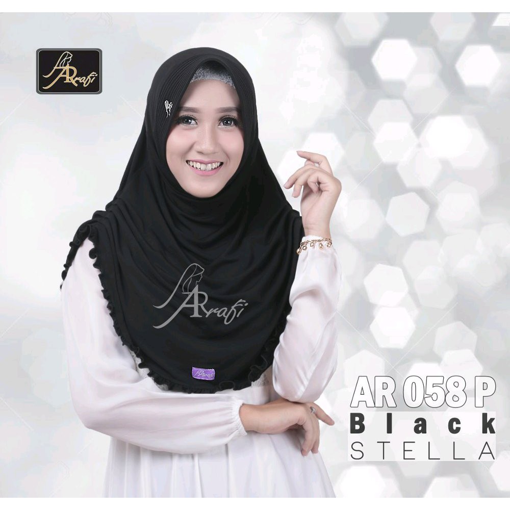 Hijab Arrafi AR 089 Pasmina Cutty Pasmina Jilbab Pasmina Shopee