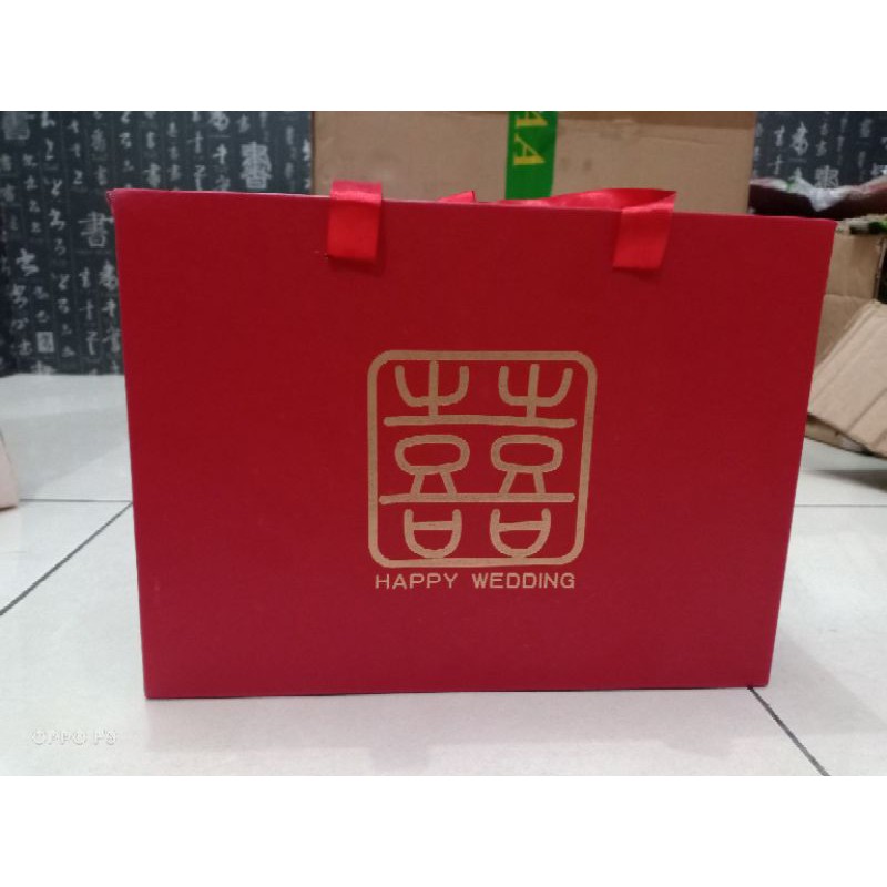 

khusus gojek hardbox chinese wedding souvenir hadiah pernikahan