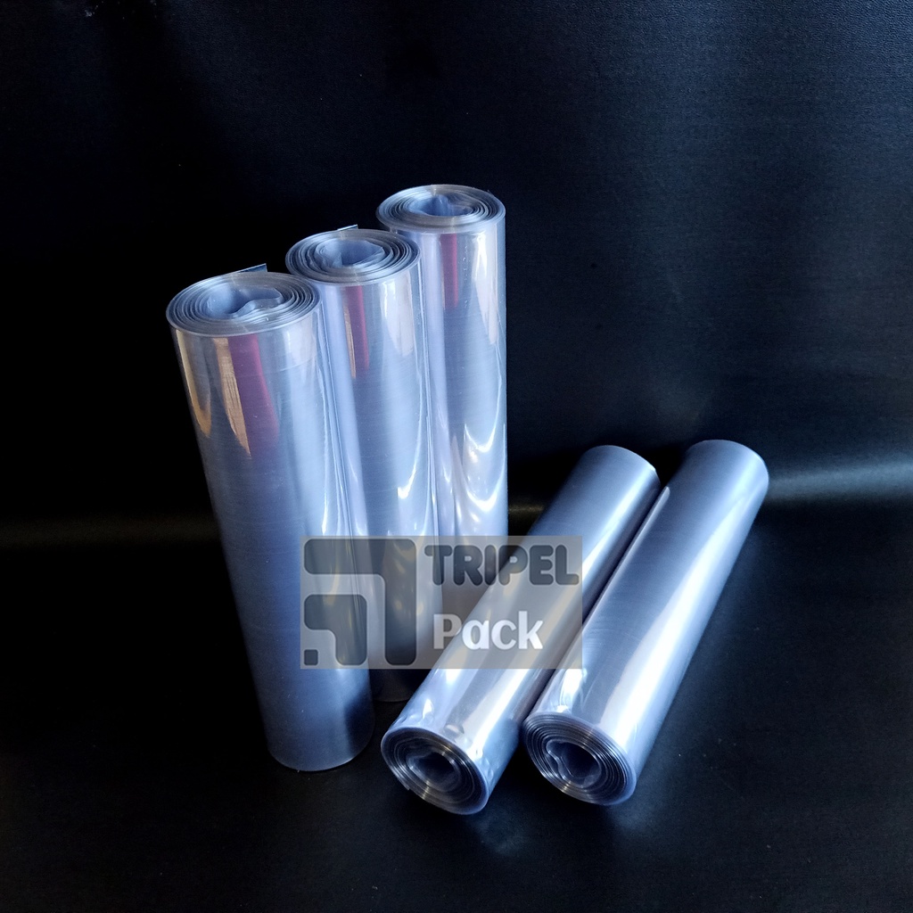 

RB Plastik Segel PVC Shrink Film Roll 1 Kg untuk segel parcel lebaran, kardus