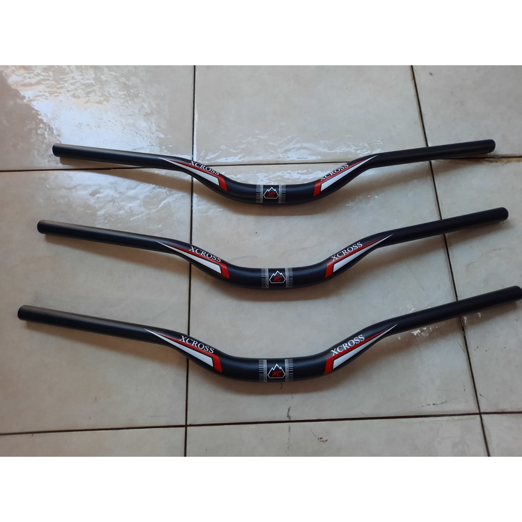 TERMURAH!!! Stang Sepeda Oversize 31.8mm / Panjang 72cm / XCROSS Warna Hitam / Realpict