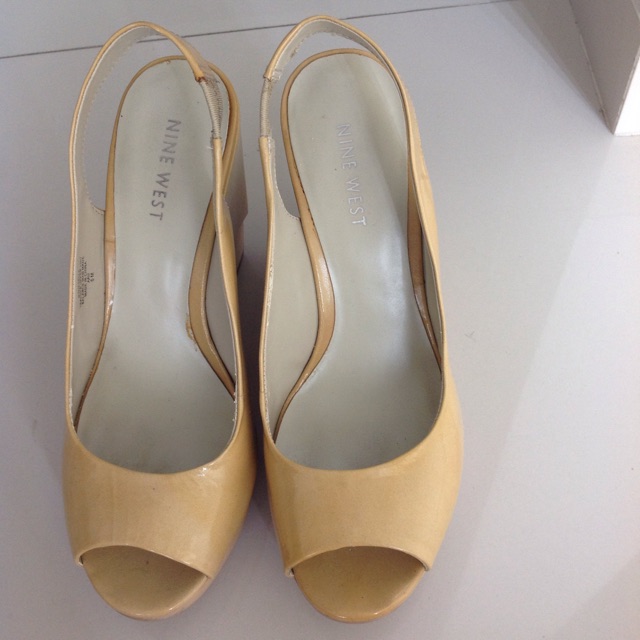 Heels wedges Nine West original