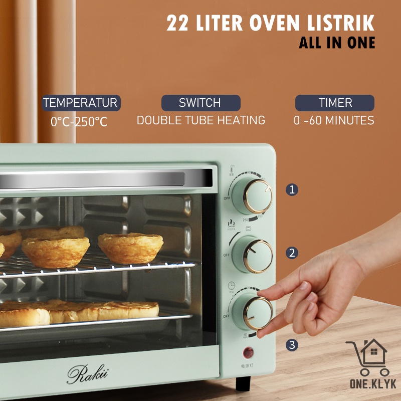 Oven Listrik 22 Liter | Oven Import High Quality Kapasitas 22 Liter