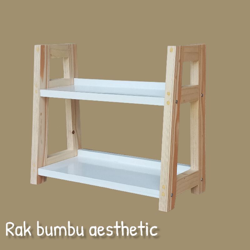 RAK BUMBU KAYU SUSUN / RAK BUMBU DAPUR KAYU / RAK  DAPUR