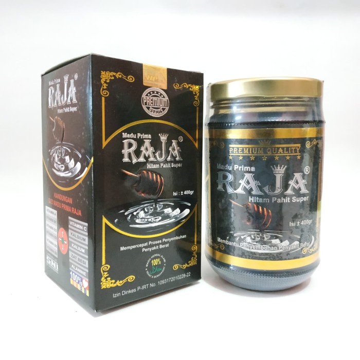 MADU PRIMA RAJA hitam pahit super isi 200 gr 500 gr 800 gr Menurunkan Gula Darah Meningkatka imun