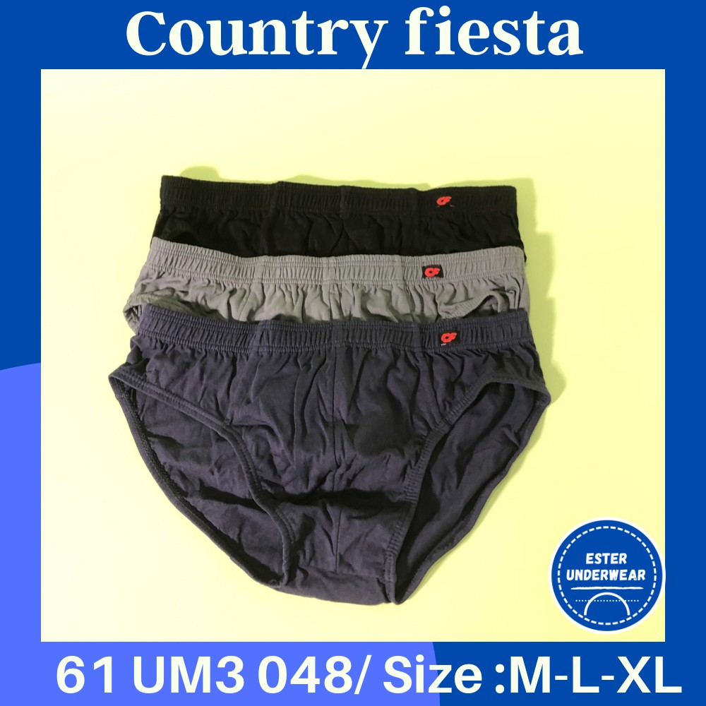 Celana Dalam COUNTRY FIESTA KARET DALAM CF 048 ISI-3 Pcs