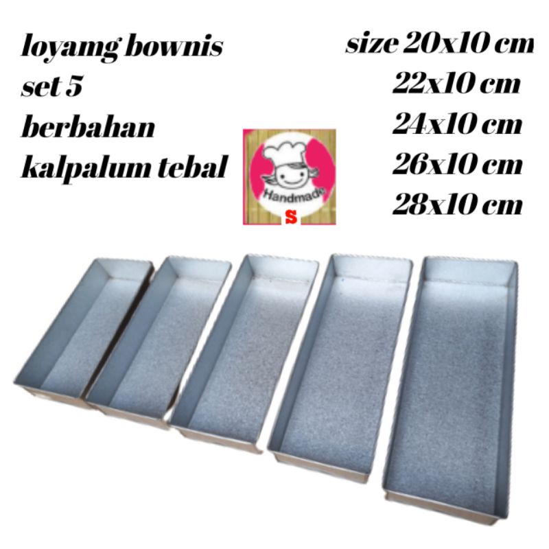 loyang brownis kalpalum uk 20,22,24,26,28 vm