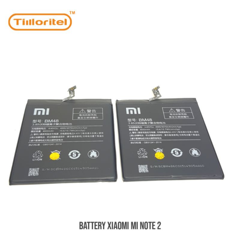 BATTERY XIAOMI MI NOTE 2 BM48