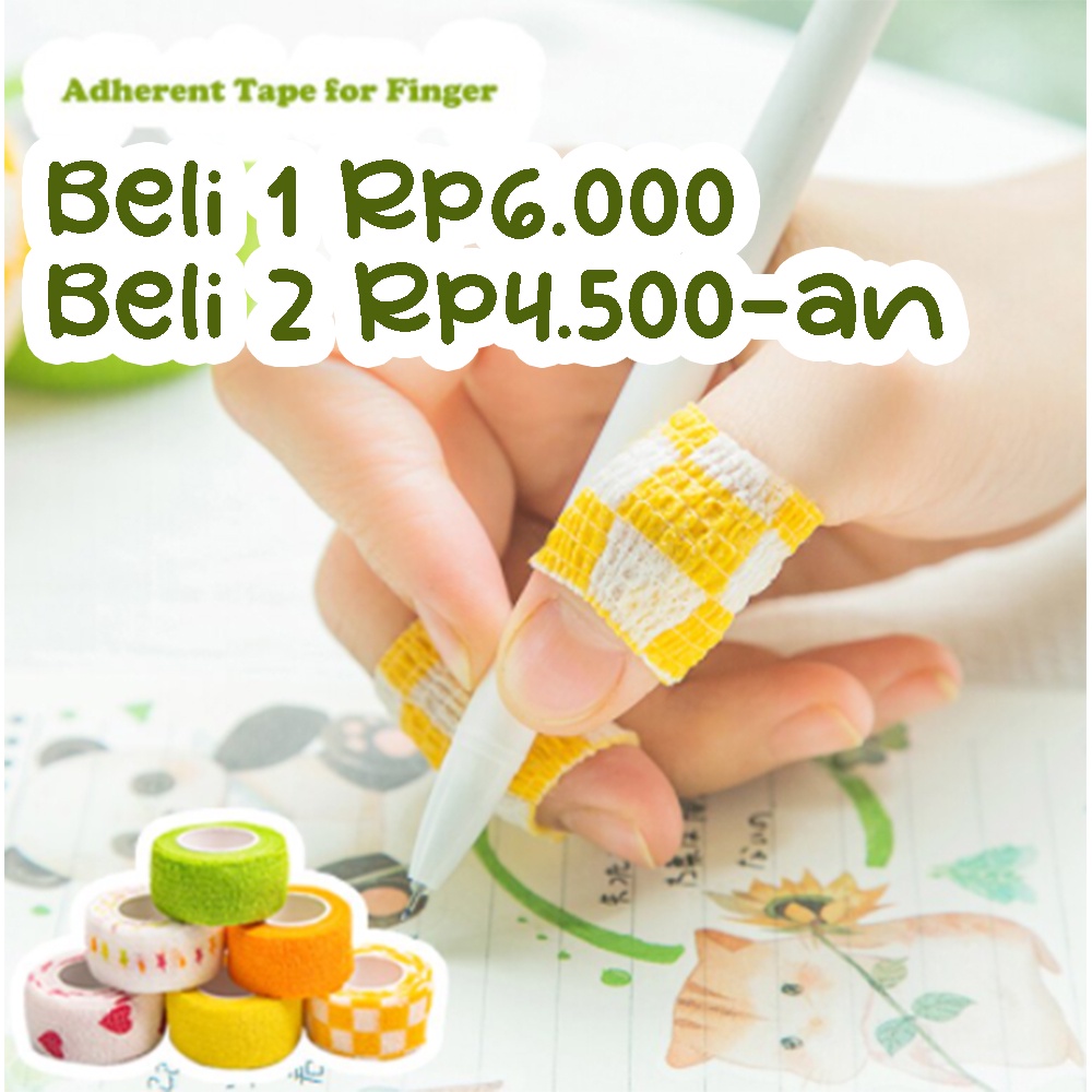 

[Artopia] [Grosir] Hand Finger Tape Pita Perekat Untuk Perlengkapan Sekolah 4 METER / Pelindung Tangan Band Jari Kapalan Protective Perban Sport