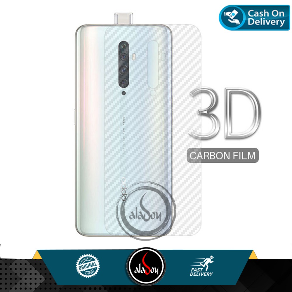 Garskin Carbon Oppo Reno 2Z Premium Back Screen Protector