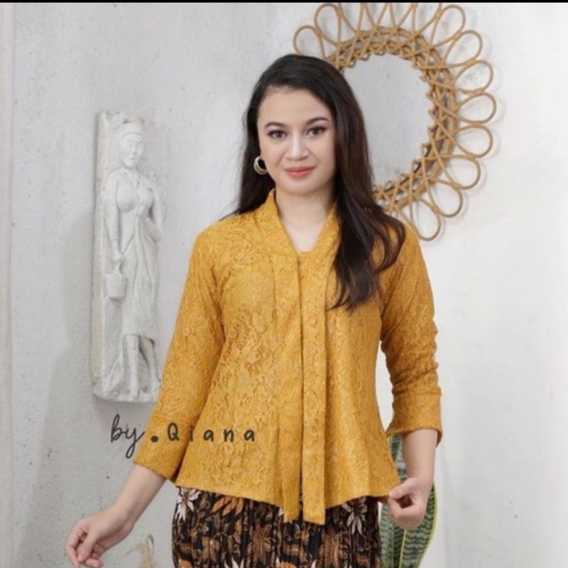 ATASAN KEBAYA MODERN ATASAN KEBAYA BRUKAT KUTUBARU FLOY POLOS KEBAYA KUTU BARU ATASAN KEBAYA BRUKAT 