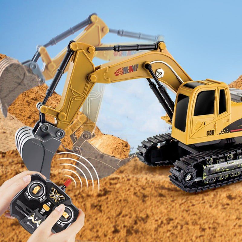 mainan rc excavator remote control