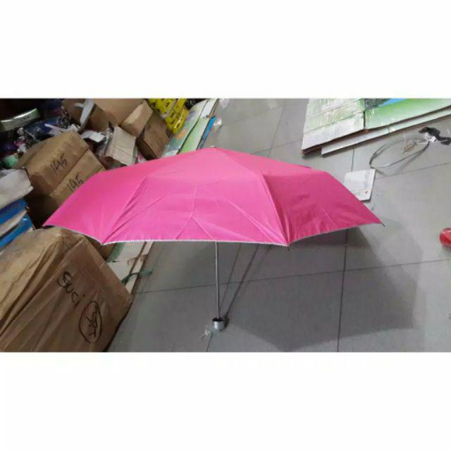 Felwinshop Payung Lipat Polos Warna Dalam Silver Murah!!! Payung Promosi Nagoya